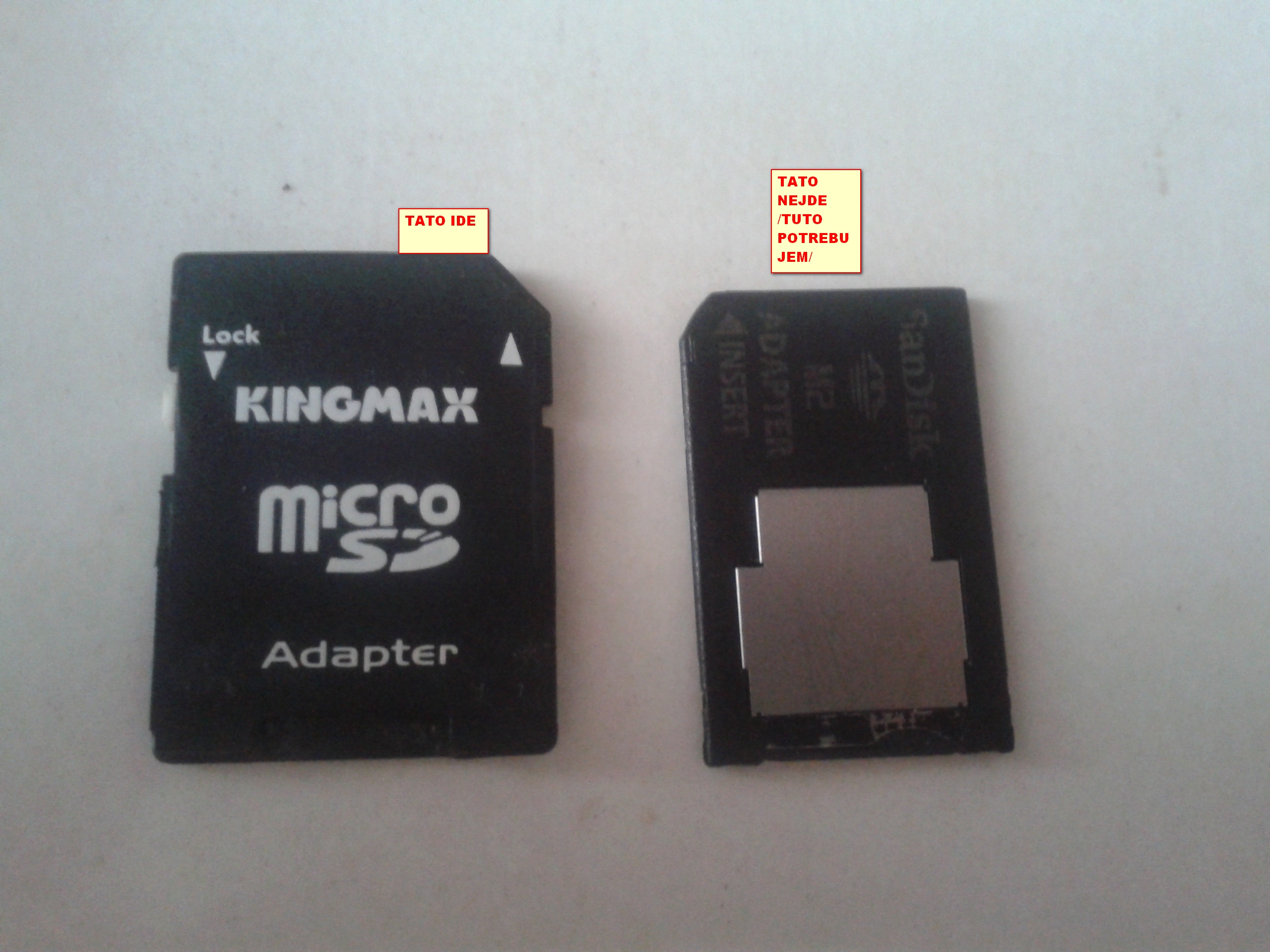 ScanDisk M2 do HP Compaq nx6325