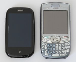 palm pre, Porovnání se starším telefonem Treo 680