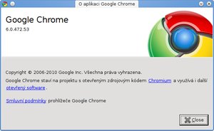 google chrome 6 about