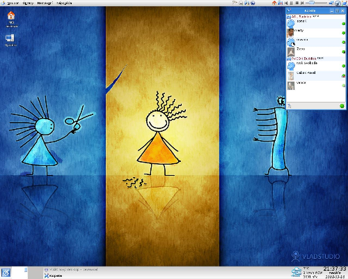 KDE 3.5.8 on Lenny, obyč.