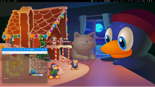 Vánoční GNOME 3.34 na Void