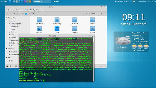 Testování Linux Mint 17