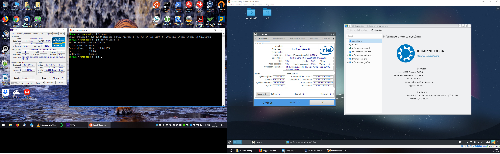 Win 10 + WSL Ubuntu 18.04 + VirtualBox Kubuntu 18.04