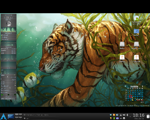 Návrat tygřího desktopu