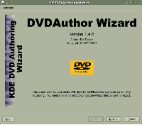 KDE DVD Authoring Wizard, obrázek 1