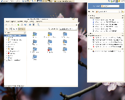 freshmousovo GNOME na Ubuntu (duben 2008)