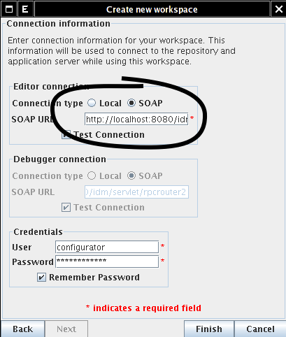 BPE - Connection information - SOAP