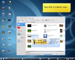 kde 4.2 beta 1