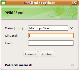 winstrom linux login dialog cs