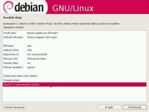 debian lenny gtk sifrovani