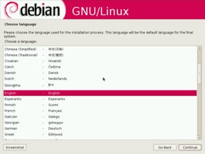 debian lenny instalace gtk