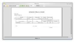 Náhled tisku příkazu k úhradě