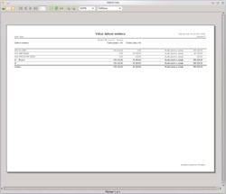 Výkaz daňové evidence s filtrací