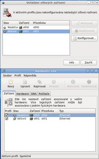 fedora 13 desktop 09 nastaveni site