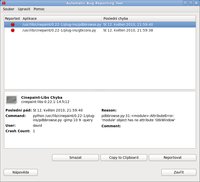 fedora 13 desktop automatic bug reporting tool