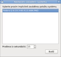 fedora 13 desktop nastaveni zavadeni systemu