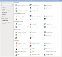 fedora 13 desktop ovladaci centrum