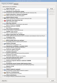 fedora 13 desktop predvolby aplikaci spoustenych pri prihlaseni