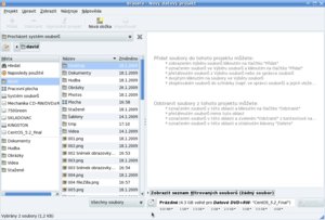 mandriva 2009 cz 03 114 brasero novy datovy projekt