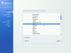 mandriva 2009 cz inst 01 vyber jazyka
