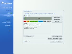 mandriva 2009 cz inst 06 disk d rozdelen