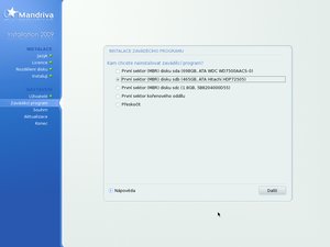 mandriva 2009 cz inst 13 instalace zavadece