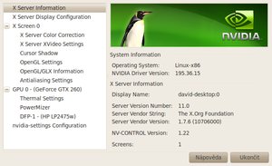 ubuntu 10.04 lucid lynx screenshot nvidia x server settings 0