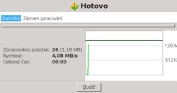 FreeFileSync: informace o proběhlé synchronizaci