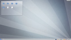 KDE 4.9 ve výchozím stavu