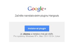 Instalace zásuvného modulu pro Google Hangout