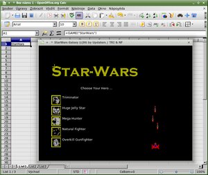 easter egg ooo calc star wars2