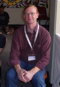 Jonathan Corbet, LWN.net Grumpy editor, Linux.conf.au 2009