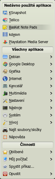 kde menu classic 1