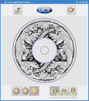 lightscribe lacie labeler 2