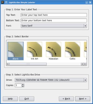 lightscribe simple labeler 2