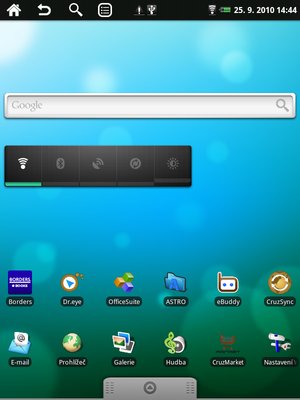 cruz reader screen