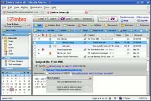 zimbra mailbox