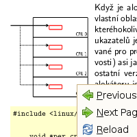 Evince, ukládání obrázků (náhled)