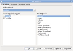 Calc: řazení, filtry a mezisoučty