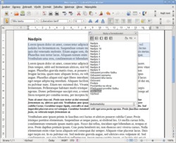 Styly v LibreOffice Writer