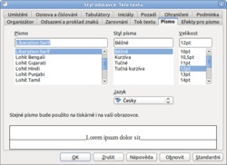 Styly v LibreOffice Writer