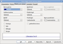 Styly v LibreOffice Writer