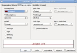 Styly v LibreOffice Writer