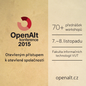 Konference OpenAlt 2015: upoutávka