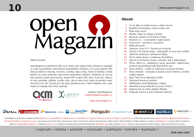 openMagazin 10/2009 – nahled