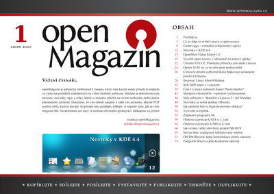 openMagazin 1/2010 – nahled
