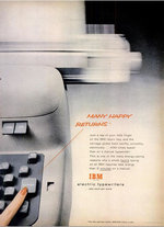 ibm advertisement manyhappy6 nov1954