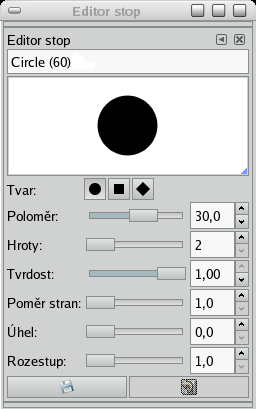 gimp 1 brush-editor