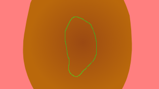 GIMP 17 tvar jádra