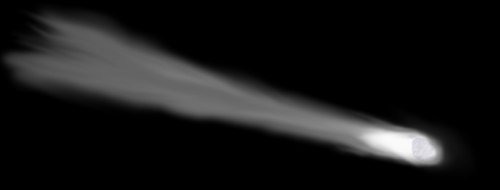 GIMP 6 Kometa s jádrem